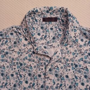 G/FORE Botanic Garden Ink Golf Polo Men's Size XL